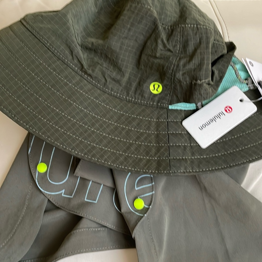 NWT LULULEMON CONVERTIBLE HIKE BUCKET HAT OLIVER GREEN ARMY GREEN SMALL MEDIUM